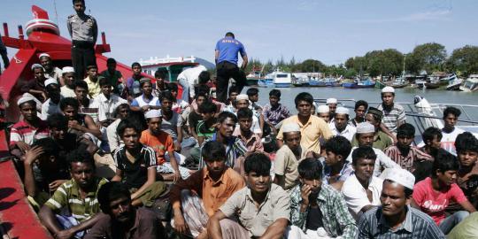 74 Umat Rohingya ditemukan terdampar di perairan Aceh Besar