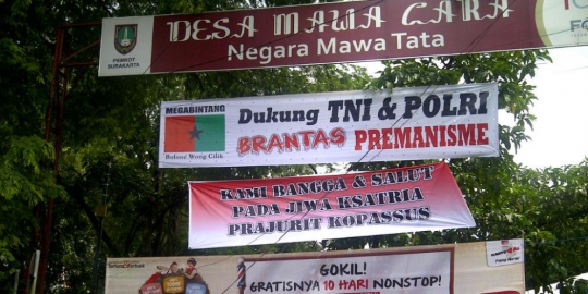 dukung aksi barbar