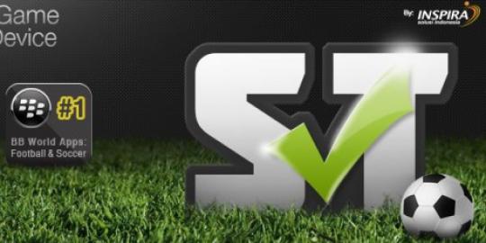 Soccer Ticker jadi aplikasi teratas di BlackBerry AppWorld