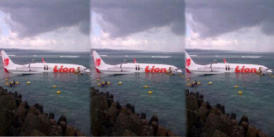 Bandara Ngurah Rai: Lion Air tak sempat menyentuh runway