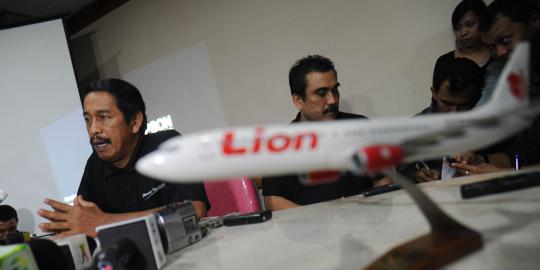 Konpers Lion Air pasca-jatuhnya pesawat di Denpasar