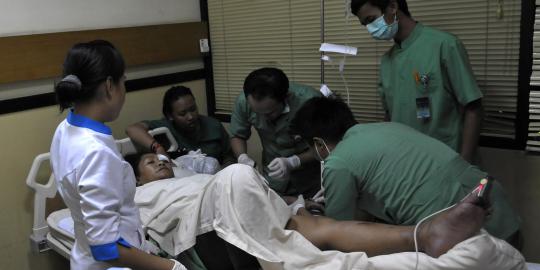 Korban luka-luka pasca-kecelakaan pesawat Lion Air