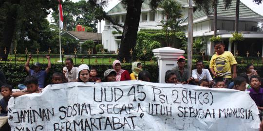 Warga korban gusuran ngotot mau nginap di depan rumah Jokowi