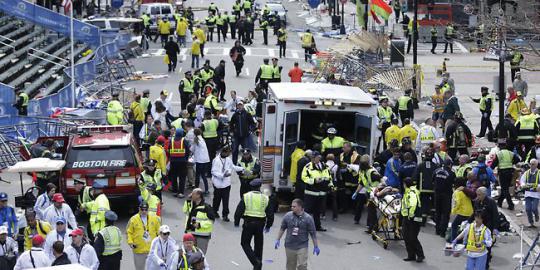 Marathon Boston yang legendaris, hari ini menuai tangis