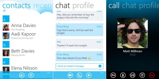 Skype luncurkan update untuk perangkat Windows Phone