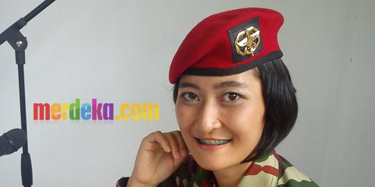 Sersan Kopassus cantik mengaku masih jomblo