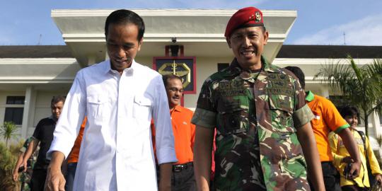 4 Kemesraan Jokowi dengan Kopassus