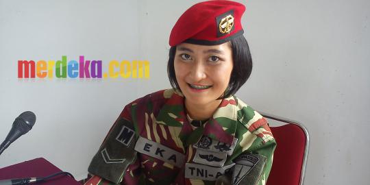 Sersan Eka, prajurit Kopassus tercantik