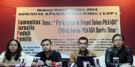 Komunitas Jurnalis Peduli Pemilu diskusikan buruknya parpol