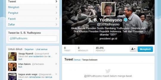 Setelah punya twitter, SBY sebut hukuman sosial lebih efektif