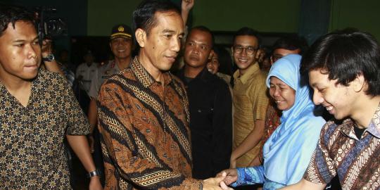 Jokowi gelar dialog bersama siswa SMA 6 dan 70 di Bulungan