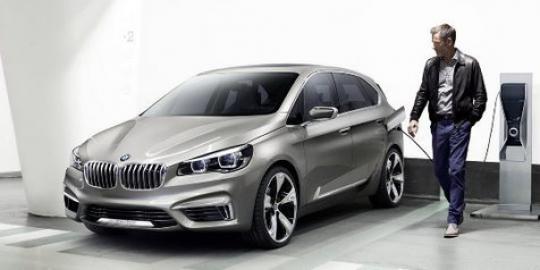 Concept Active Tourer mobil  hybrid pertama  BMW  merdeka com