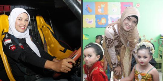 Nanik, guru TK cantik penakluk lintasan offroad