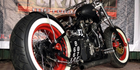 Modifikasi: Yamaha Scorpio kustom Bobber  merdeka.com