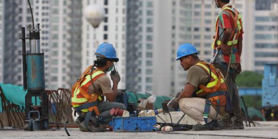 Suara pekerja JLNT Casablanca setelah proyek disetop Jokowi