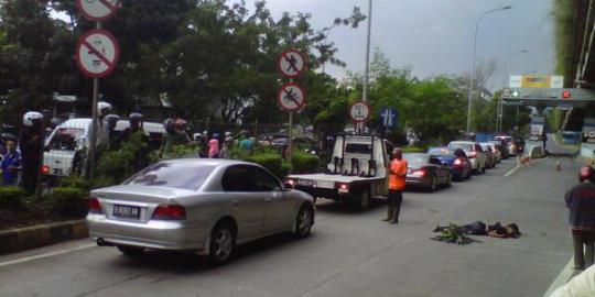 Pria tewas di pintu tol Fatmawati diduga bunuh diri