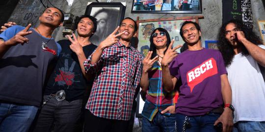 Empat band metal dunia ini diundang Jokowi