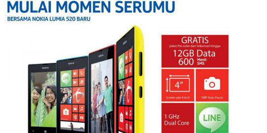 Nokia Lumia 520 laris manis di Indonesia