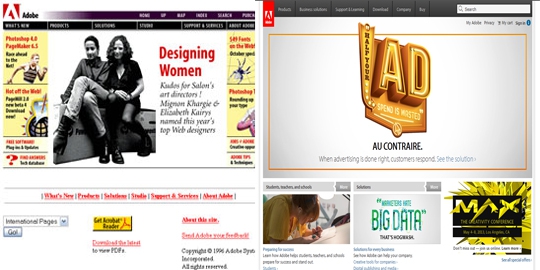 15 desain awal situs-situs terkenal dunia