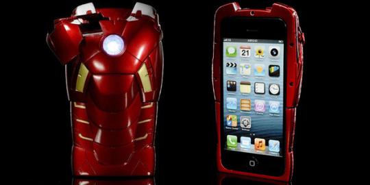 iPhone berkostum Iron Man