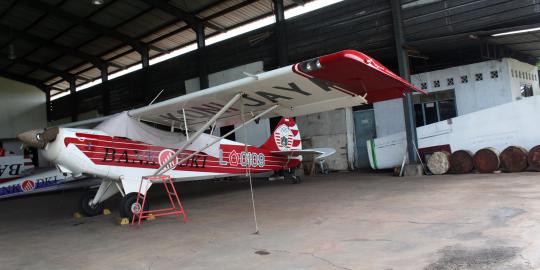 Pesawat kecil tergelincir di Bandara Pondok Cabe