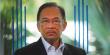 Anwar Ibrahim mencoblos di Kubang Semang