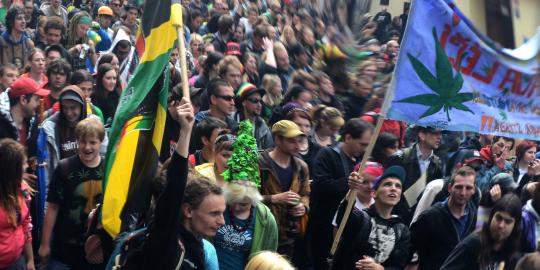 Gerakan Global Marijuana March di belahan dunia