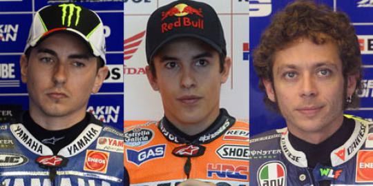 Senggol Lorenzo, Marquez ternyata \'belajar\' dari Rossi