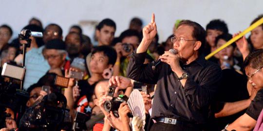 Anwar Ibrahim dituding berdemo untuk kepentingan sendiri