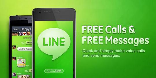 Line catat pendapatan setengah triliun dalam empat bulan