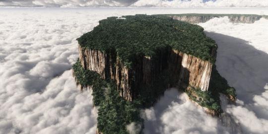 Tepuis, keindahan 'negeri di atas awan'