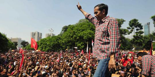 Jokowi: Hak saya hari libur dipakai kampanye