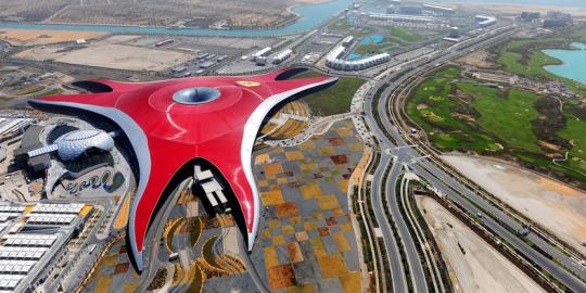 Ferrari World, taman hiburan indoor terbesar sejagat