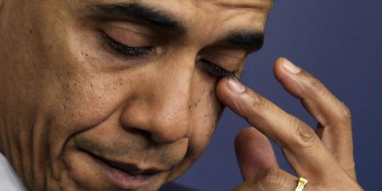 Ketika Obama meneteskan air mata