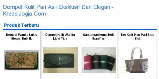 Kulit ikan pari disulap menjadi dompet yang elegan