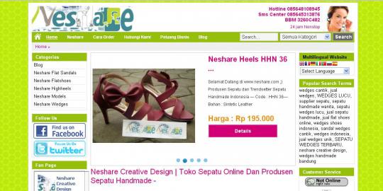 Sepatu handmade berkualitas ada di Neshare