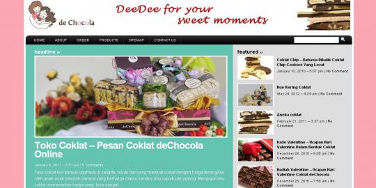 Coklat DeeDee melengkapi saat-saat indah Anda