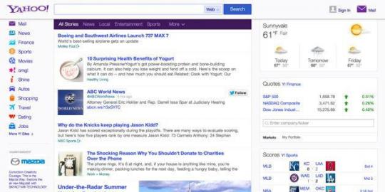 Yahoo bekerjasama dengan Twitter dalam konten berita