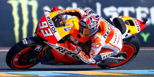 Marquez terdepan di latihan ketiga MotoGP Perancis