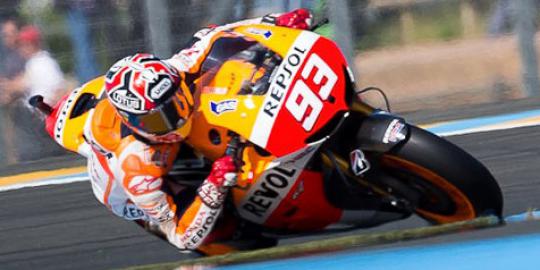 Kembali tercepat, Marquez rebut pole MotoGP Perancis