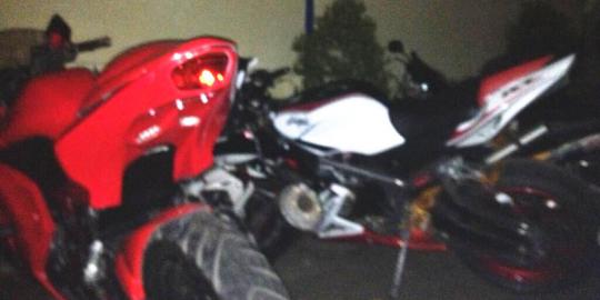 Motor bodong hingga motor Ninja disita dari razia balap liar