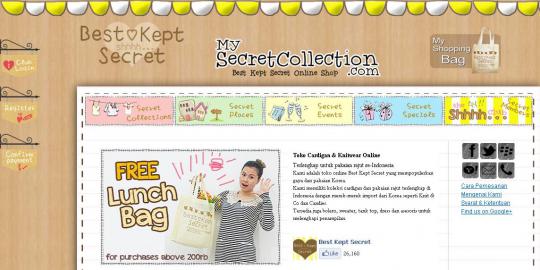 Mengintip koleksi rahasia dari My Secret Collection