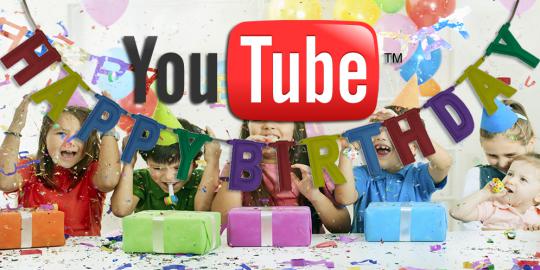 YouTube berulang tahun yang ke-8