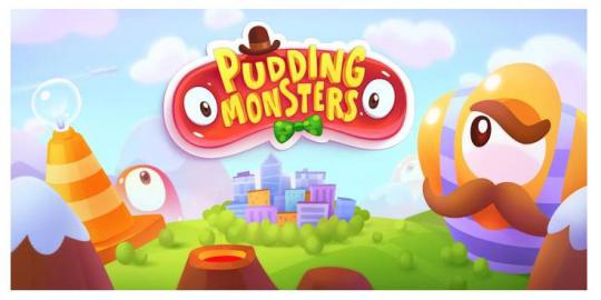 Selamatkan monster pudding lucu di Pudding Monster