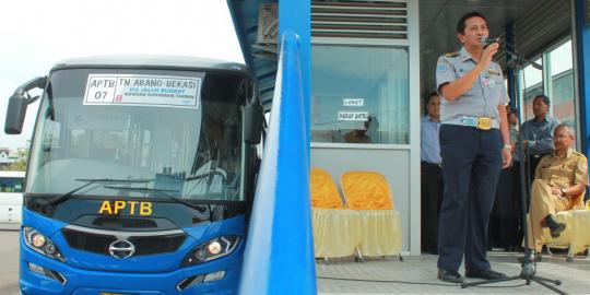Tiga trayek APTB Bekasi-Jakarta resmi beroperasi
