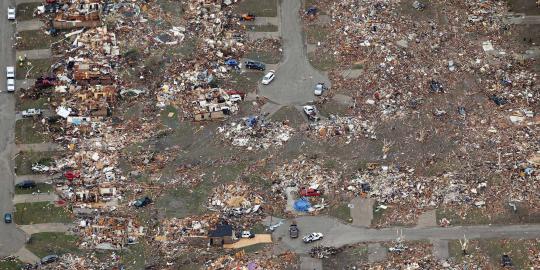 Ketika ratusan rumah rata disapu badai tornado