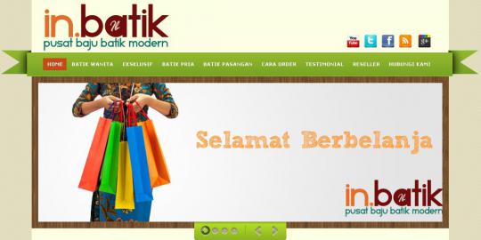 Inbatik.com, pusat baju batik dengan desain modern