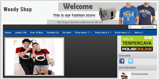 Ada kaos couple lucu di WoodyOnlineshop