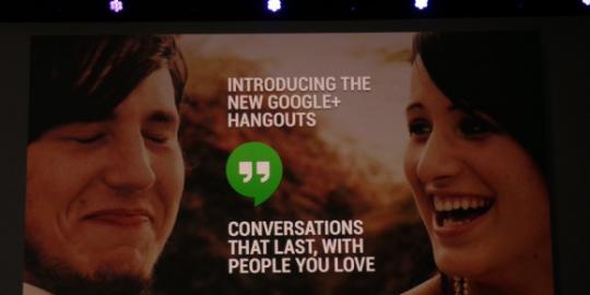 Sebentar lagi SMS dapat melalui Google+ Hangouts