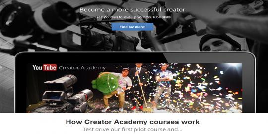 YouTube Creator Academy beri kursus gratis seputar video online
